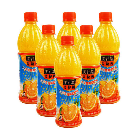 麻阳县扶贫地方馆 美汁源果粒橙450ml*24瓶整箱果汁饮料批发指南